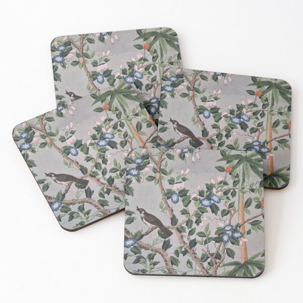 Item preview, Vintage Antique 18th Century Wallpaper Material Floral Design designed and sold by KALEIDOSCOPE UK.