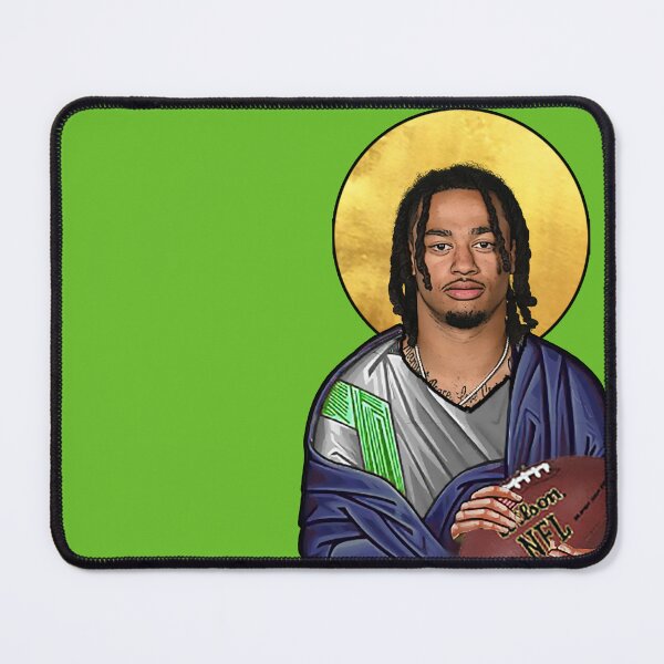 Item preview, Saint Jaxon Smith-Njigba of the Seattle Seahawks designed and sold by Pop Culture Bling.