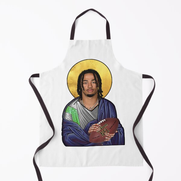Item preview, Saint Jaxon Smith-Njigba of the Seattle Seahawks designed and sold by Pop Culture Bling.