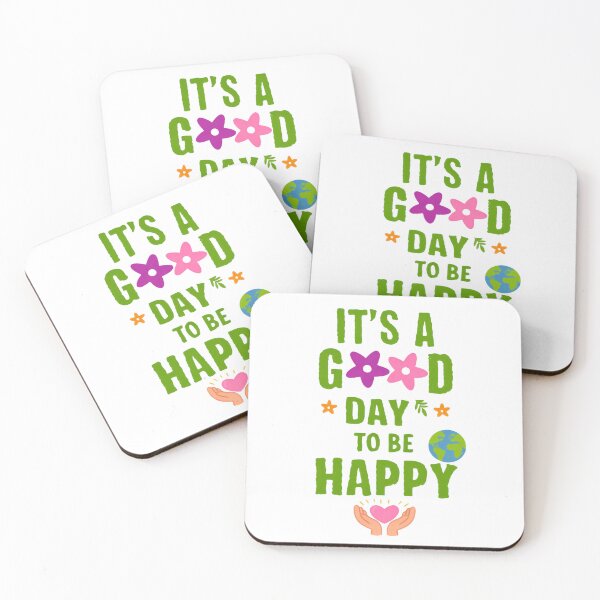 Item preview, It’s a Good Day to Be Happy Positive Nature Inspired Quote  designed and sold by SkeletonsDanger.