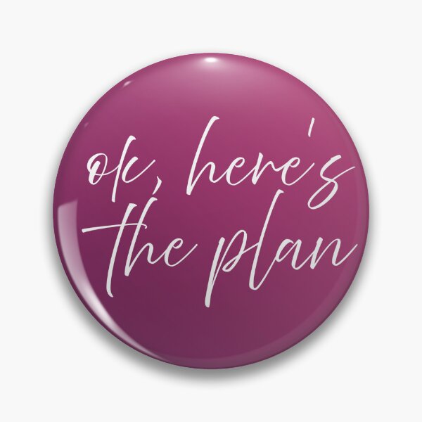 Item preview, Ok Here's The Plan - Minimalist Script Quote (Multi-Color Edition) designed and sold by Maryam_ART.