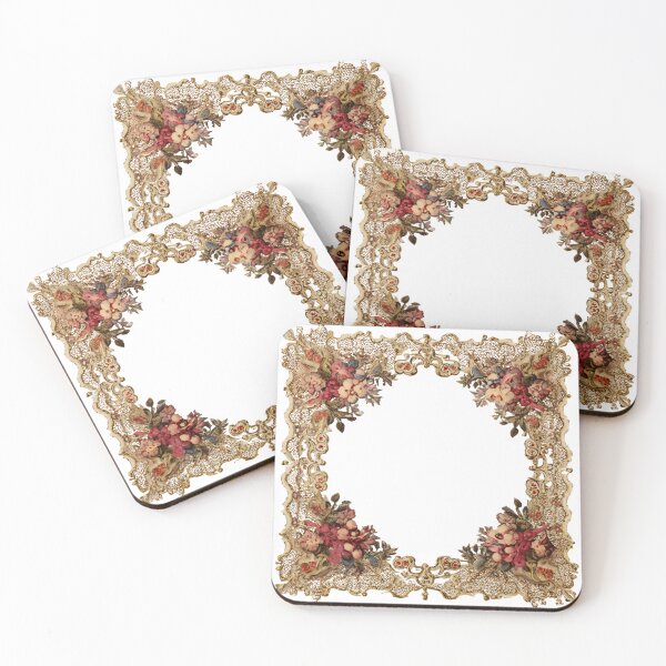 Item preview, Victorian frame with flowers designed and sold by MendaciousMina.