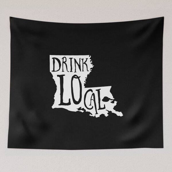 Item preview, Drink Local Louisiana State Outline Craft Beer designed and sold by graf1k.