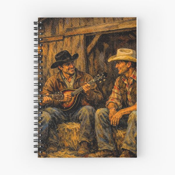 Item preview, Barnside Country Cowboy Jam With Acoustic Guitar and Mandolin designed and sold by acceleratorhams.