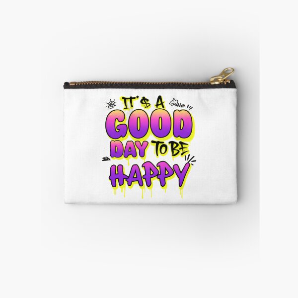 Item preview, It’s a Good Day to Be Happy Colorful Graffiti Style Quote designed and sold by SkeletonsDanger.