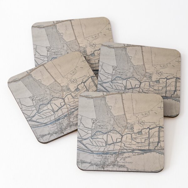 Item preview, Vintage Antique Map Kintbury Berkshire England 18th Century designed and sold by KALEIDOSCOPE UK.