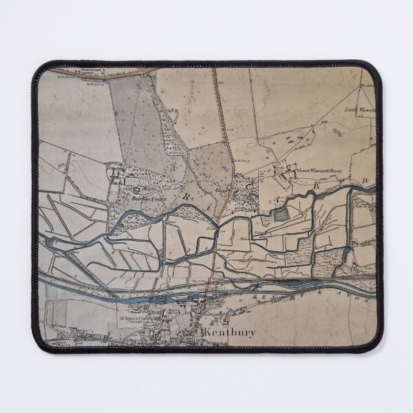 Item preview, Vintage Antique Map Kintbury Berkshire England 18th Century designed and sold by KALEIDOSCOPE UK.
