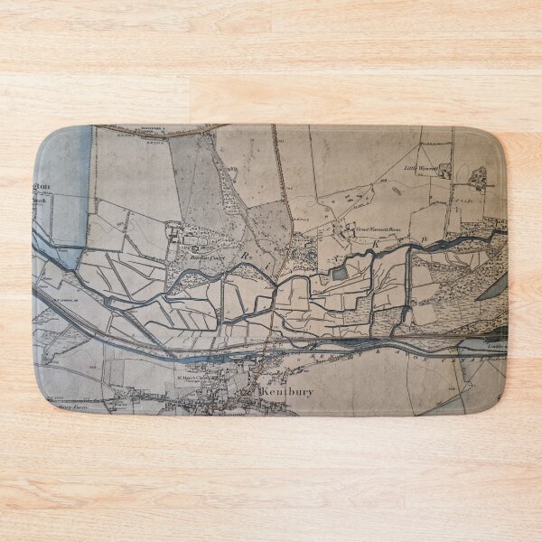 Item preview, Vintage Antique Map Kintbury Berkshire England 18th Century designed and sold by KALEIDOSCOPE UK.