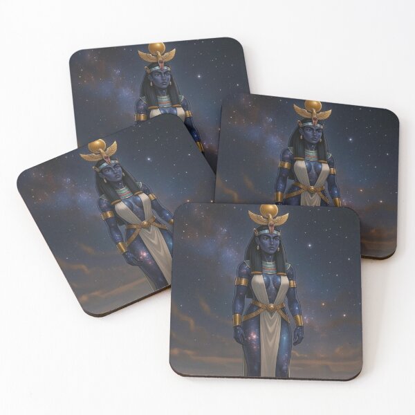 Item preview, Nut Egyptian Goddess Art | Kemetic Sky & Cosmic Balance Symbol | Ancient Egyptian Mythology designed and sold by BlackStarsCreations.