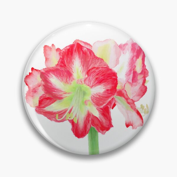 Item preview, Amaryllis Minerva Flower Digital Oil Painting designed and sold by FoeTwentyFour.