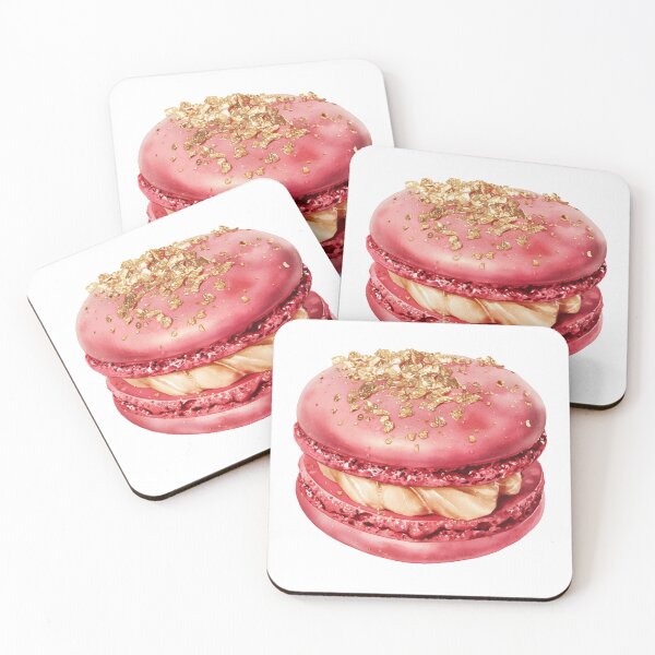 Item preview, Pink and gold Macaron designed and sold by MendaciousMina.