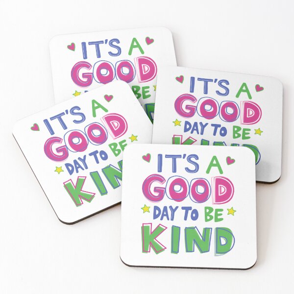 Item preview, It’s a Good Day to Be Kind Bold Positive Motivational Quote designed and sold by SkeletonsDanger.