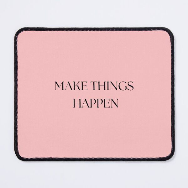 Item preview, Make Things Happen - Classic Minimalist Pink designed and sold by Maryam_ART.
