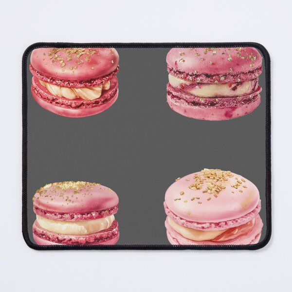 Item preview, Mini Pink and gold Macarons sticker sheet designed and sold by MendaciousMina.