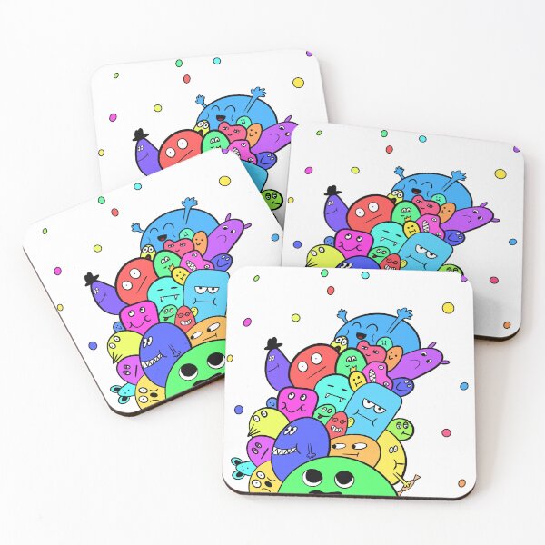 Item preview, Cute Colorful Bubble Characters designed and sold by Lacritsa .