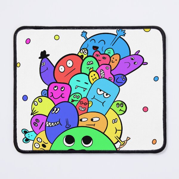 Item preview, Cute Colorful Bubble Characters designed and sold by Lacritsa .