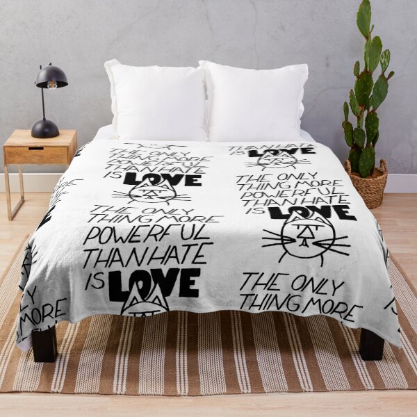 Item preview, FeltTipCat - The only thing more powerful than hate is love designed and sold by felttipcat.