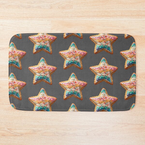 Item preview, Rainbow star sugar cookie designed and sold by MendaciousMina.