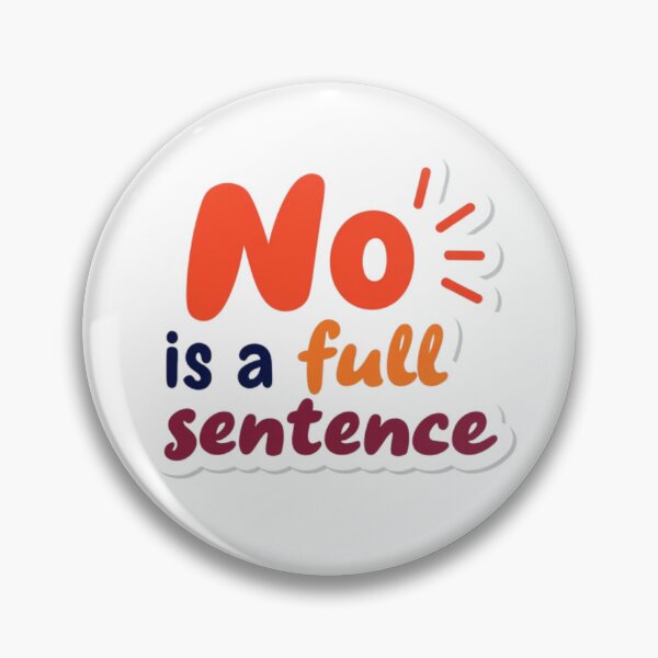 Item preview, motivational quotes , no is a full sentence  designed and sold by riba1creates.