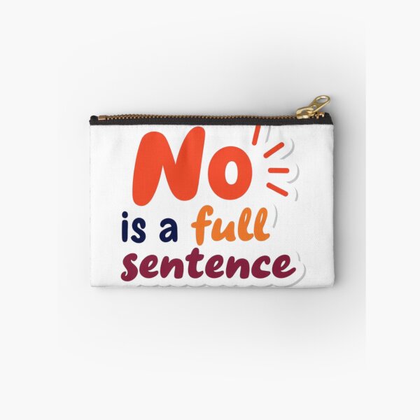 Item preview, motivational quotes , no is a full sentence  designed and sold by riba1creates.