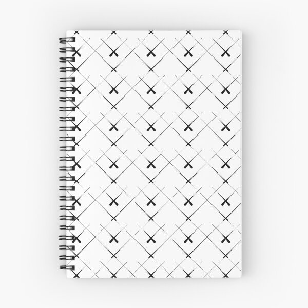 Item preview, Minimalist black and white crisscross design designed and sold by DesignsbyPheby.