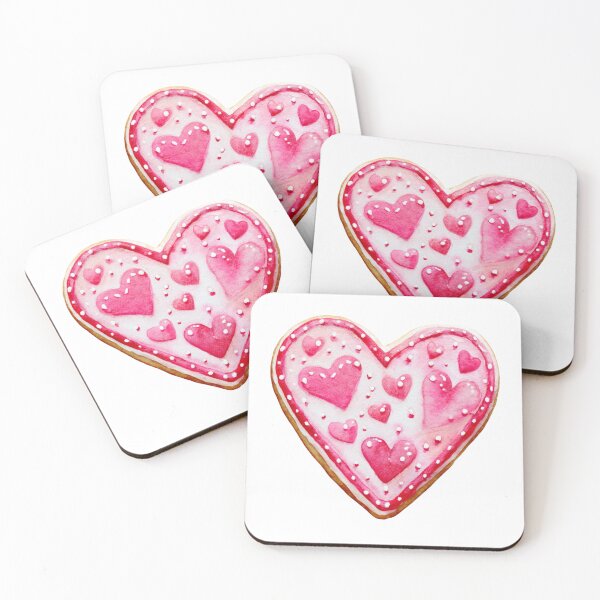 Item preview, Cute heart sugar cookie designed and sold by MendaciousMina.