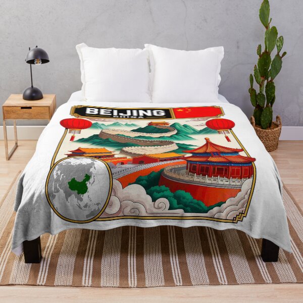 Item preview, Beijing China Travel Great Wall and Temple Art designed and sold by sky11PP.