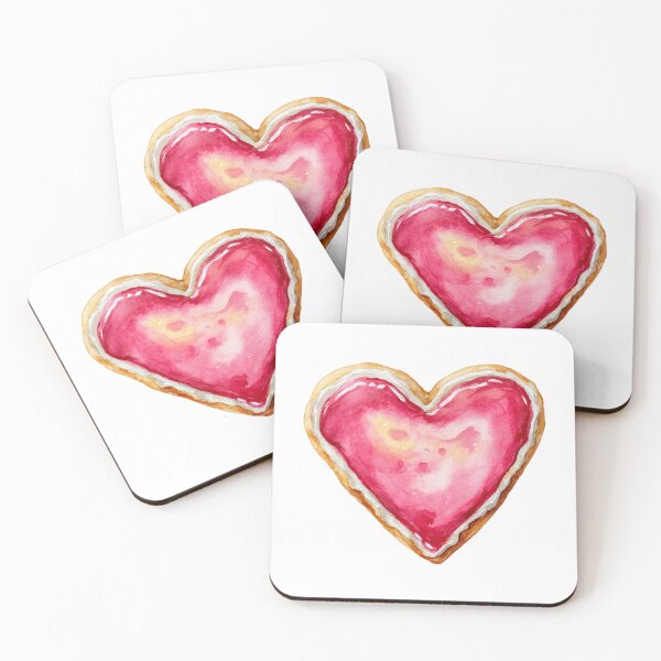Item preview, Cute heart sugar cookie designed and sold by MendaciousMina.