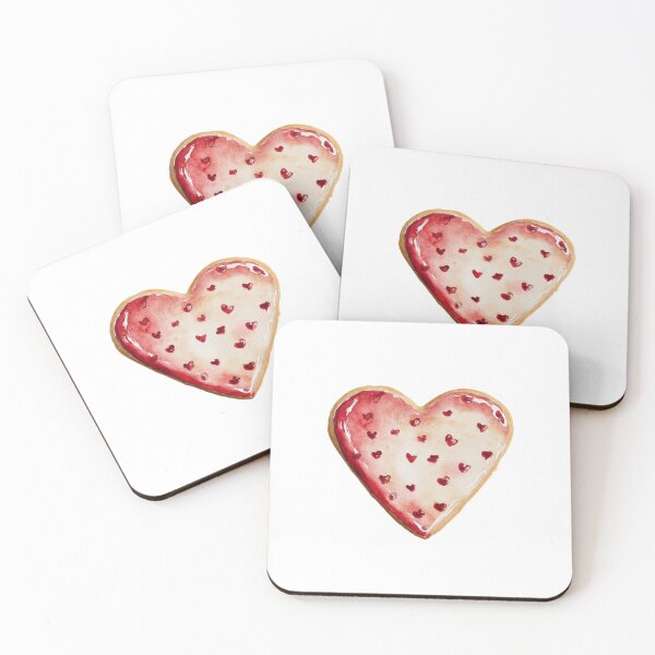 Item preview, Cute heart sugar cookie designed and sold by MendaciousMina.