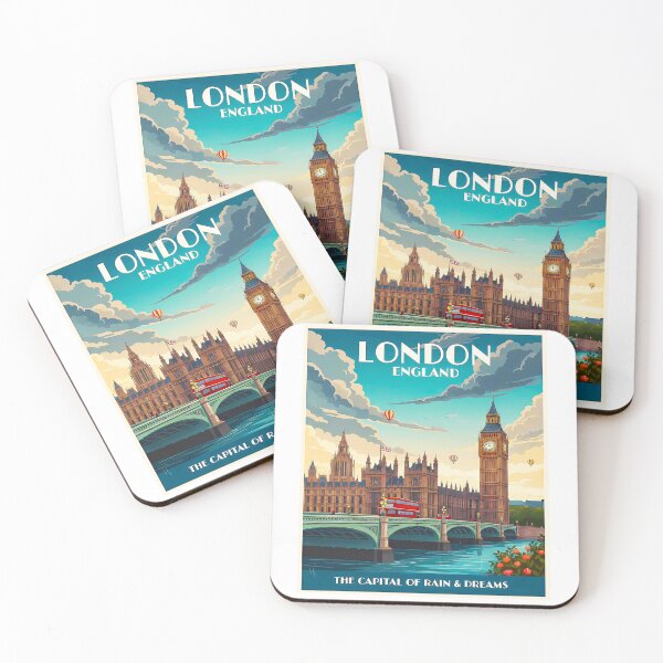 Item preview, Vintage London England Travel Illustration designed and sold by sky11PP.