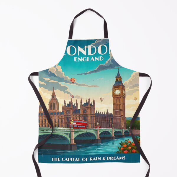 Item preview, Vintage London England Travel Illustration designed and sold by sky11PP.