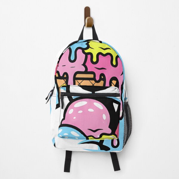 Item preview, Cool Polar Bear Wearing Sunglasses Eating Colorful Ice Cream Cone Graphic designed and sold by DrawHandArt.