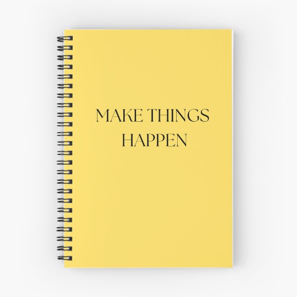 Item preview, Make Things Happen - Bright Positive Yellow designed and sold by Maryam_ART.