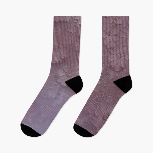 Item preview, Floral cute soft silver violet texture designed and sold by Ink-Fluence.