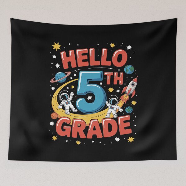 Item preview, Hello 5th Grade Fifth Grade Astronaut Back To School05 designed and sold by joyouartArt.