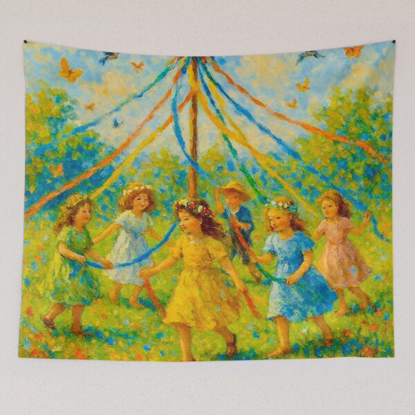 Item preview, Children’s Maypole Celebration designed and sold by TinCatOutPost.
