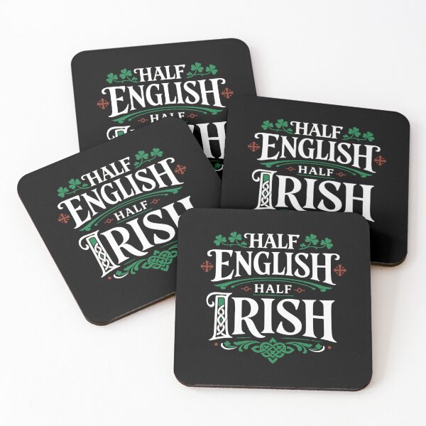 Item preview, Half English Half Irish Heritage Pride designed and sold by FreshVibe Prints.