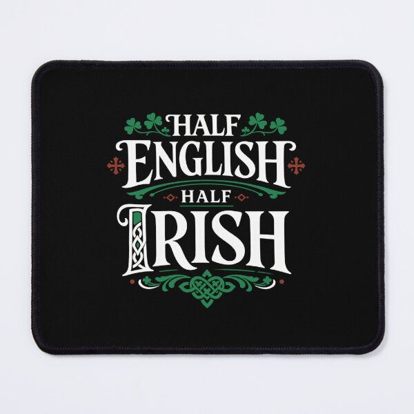 Item preview, Half English Half Irish Heritage Pride designed and sold by FreshVibe Prints.