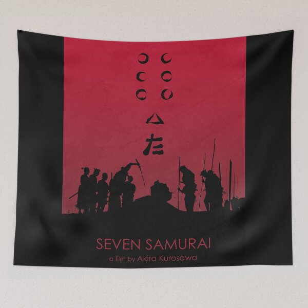 Item preview, Seven Samurai 1954 designed and sold by MORKINO POSTERS.