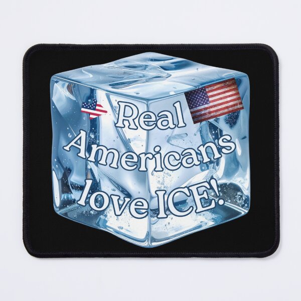 Item preview, Real Americans love ICE! designed and sold by Kid Wits Ink "Wise enough to leave a lasting impression!".