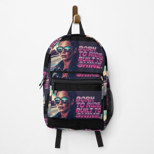 Item preview, Born to Ride Woman – International Women’s Day Biker Art- bicycle women women's day design  designed and sold by YourTrendyTees.
