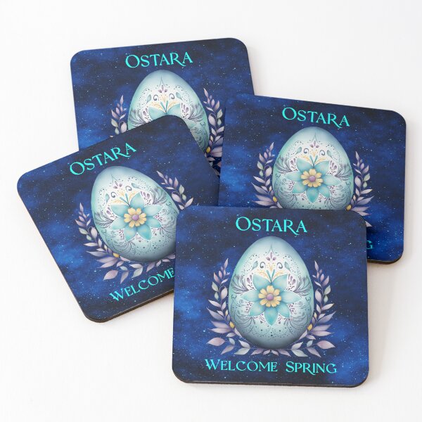 Item preview, Mystic Bloom of Ostara — Cosmic Egg of Spring Renewal designed and sold by MysticOzzy.