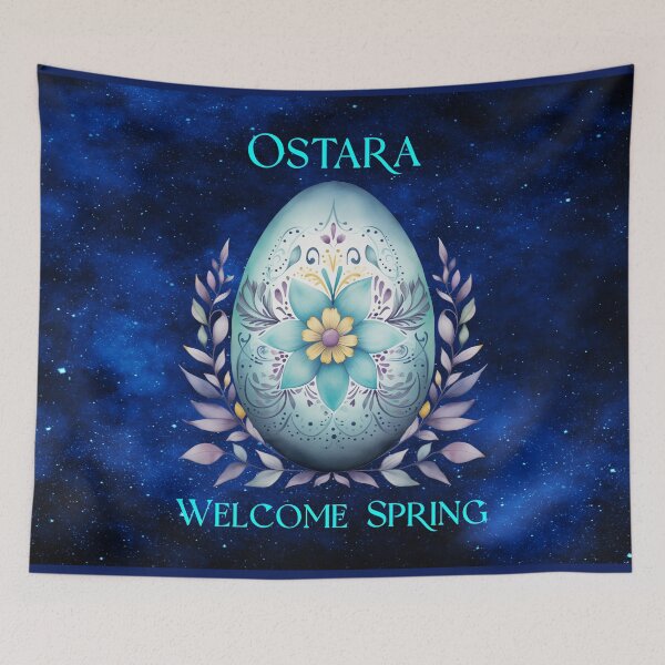 Item preview, Mystic Bloom of Ostara — Cosmic Egg of Spring Renewal designed and sold by MysticOzzy.