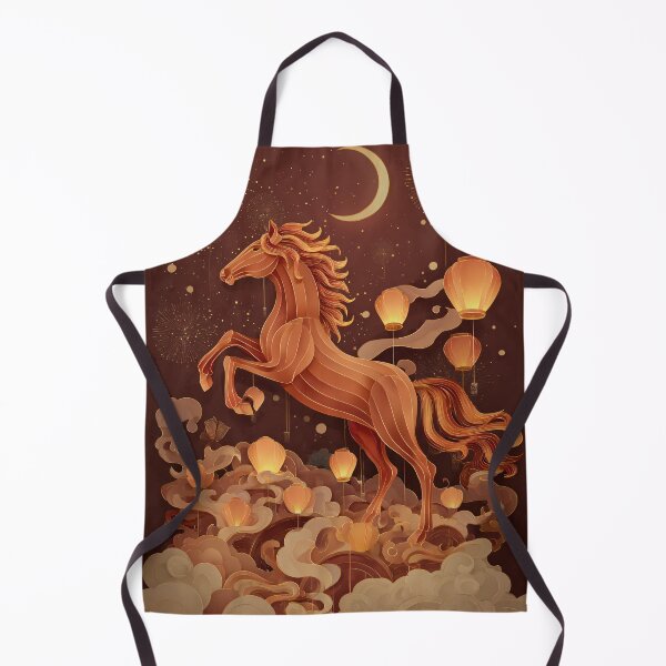 Item preview, Celestial Fire Horse Lantern Night designed and sold by Turocks.