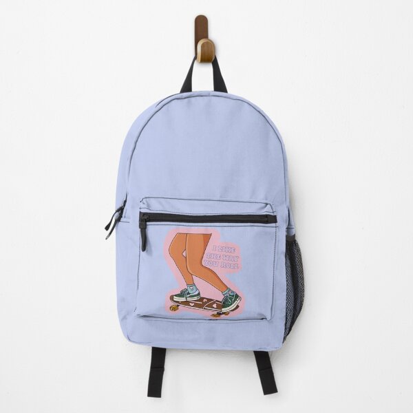 Item preview, I like the way you roll (dark skin tone) - Skateboard Valentine designed and sold by YesButNo Design.