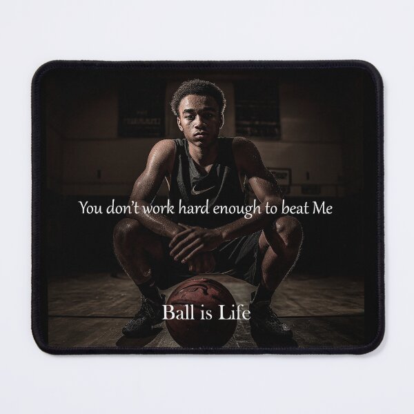 Item preview, Ball is Life Work Hard designed and sold by NeoSoleGraphics.