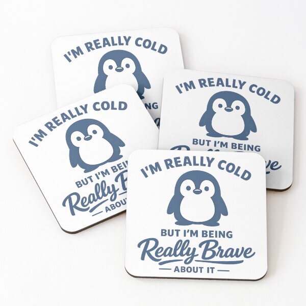 Item preview, I'M REALLY COLD  BUT I'M BEING REALLY BRAVE ABOUT IT designed and sold by emilydabblese.