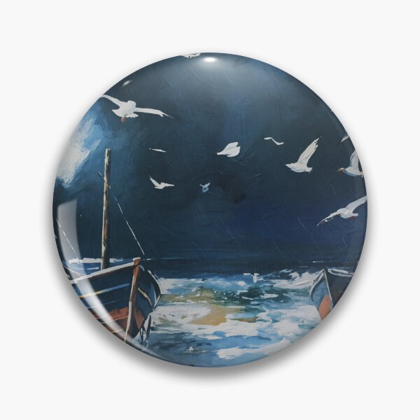 Item preview, A lighthouse and boats before a storm. designed and sold by Andy551.