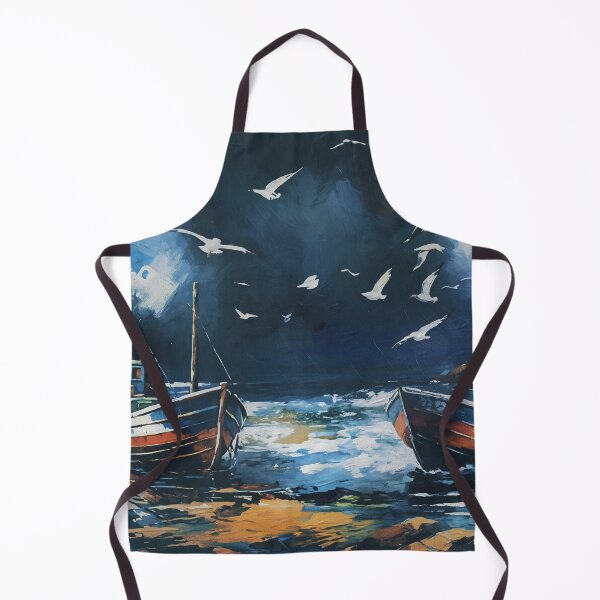 Item preview, A lighthouse and boats before a storm. designed and sold by Andy551.