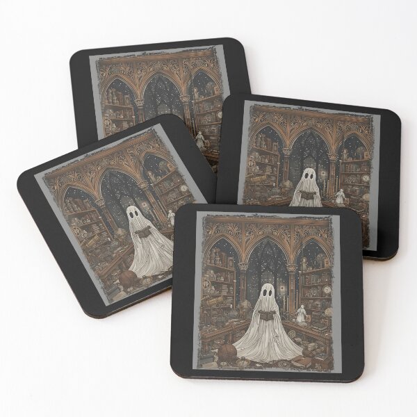 Item preview, Ghost Reading book lover black design designed and sold by Boutkimaewab.
